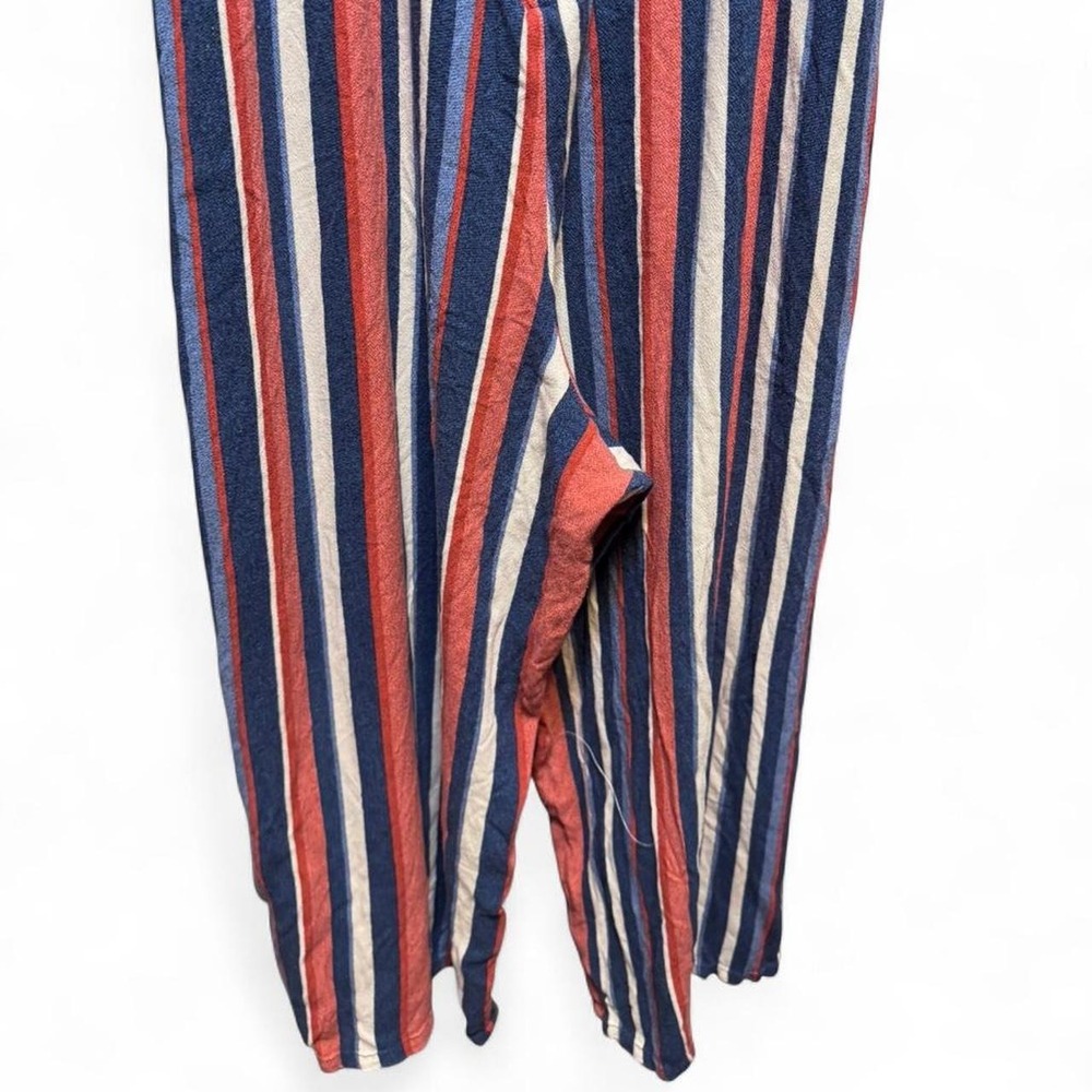Red and Blue jumpsuit wide legs - Picture 3 of 4
